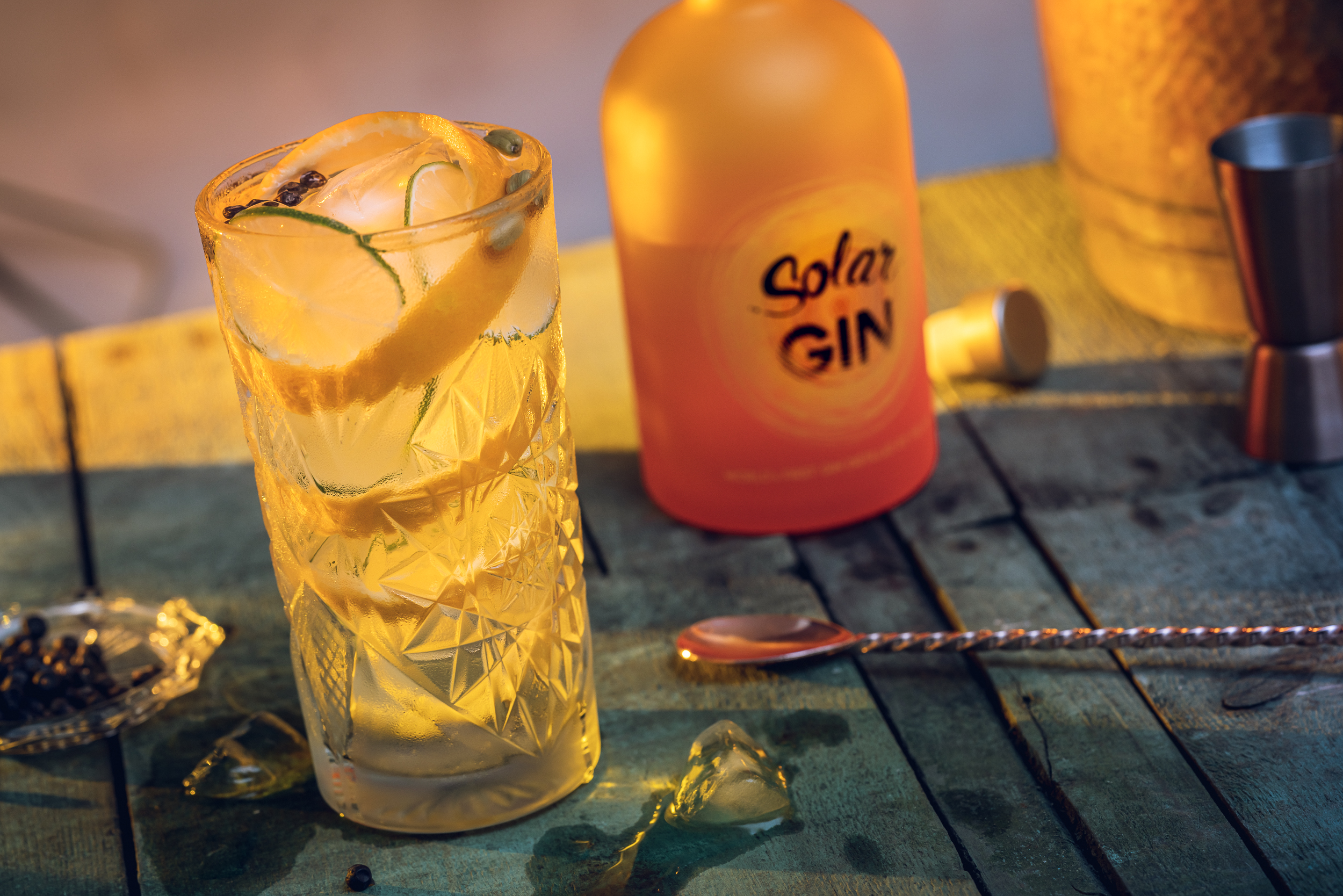 Solar Gin flessen