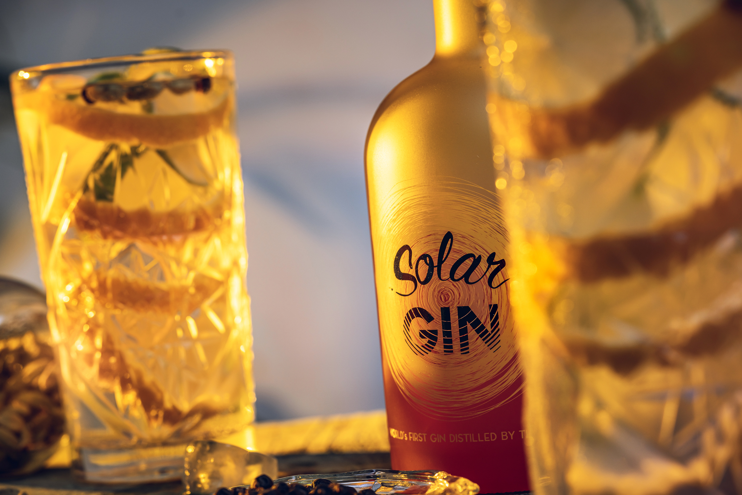 Solar Gin flessen